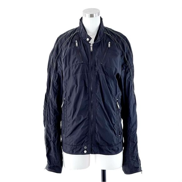 Diesel Teflon Nylon Windbreaker Jacket - Picture 2 of 13
